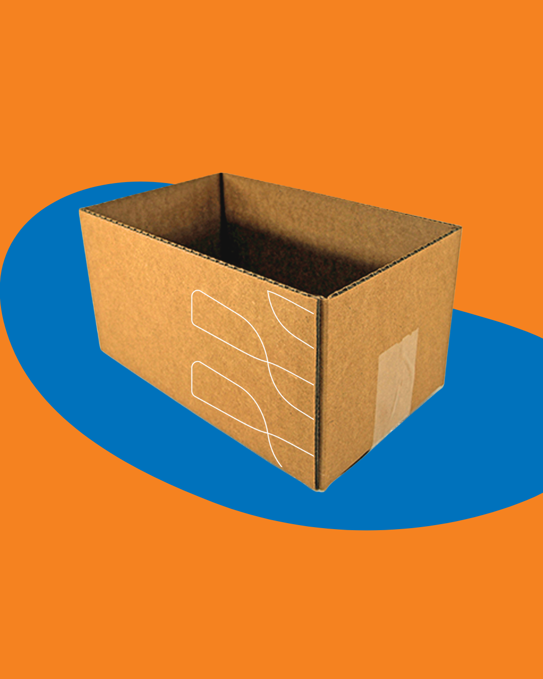 Half-Slotted-Container